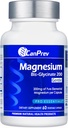 CanPrev Magnesium BisGlycinate 200mg Gentle 60 Veg Caps, 60-Day Supply, Chelated Magnesium Supplement for Bone & Muscle Support, Easy to Digest, Promote Relaxation & Comfort, Vegan, Non-GMO, No Sugar