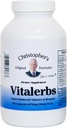 Christopher's Original Formulas Vitalerbs, Nutrient-Rich Herbal Supplement, 180 Veg Caps