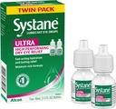 Systane Ultra Lubricant Eye Drops, Artificial Tears for Dry Eye, Twin Pack, 10-mL Each