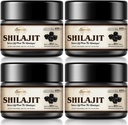 Shilajit Pure Himalayan Organic Shilajit Resin - 600mg Maximum Potency Natural Organic Shilajit Resin with 85+ Trace Minerals & Fulvic Acid for Energy, Immune Support, 30 Grams (4 Pack)