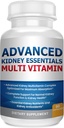 Advanced Kidney Essentials Multivitamin. Kidney Support Supplement for Complete Kidney Health. Kidney Health Supplement with Renal Vitamins 90 Caps